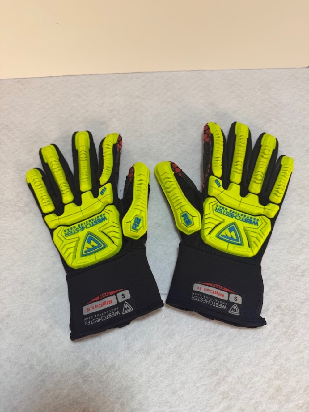 West Chester Rig Lizard 87030 Impact Work Gloves Size Small Rigger Safety Gloves